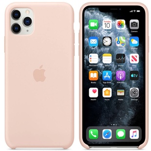 Чехол Silicone case (AAA) для Apple iPhone 11 Pro Max (6.5") Розовый / Pink Sand