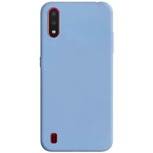 Силиконовый чехол Candy для Samsung Galaxy M01 Core / A01 Core Голубой / Lilac Blue