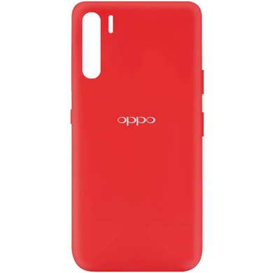 Чехол Silicone Cover My Color Full Protective (A) для Oppo A91 Красный / Red