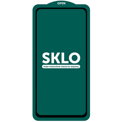 Захисне скло SKLO 5D для Xiaomi Redmi Note 9s / Note 9 Pro / Note 9 Pro Max, Чорний
