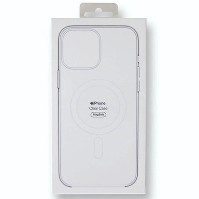 TPU чехол Clear Case with Magnetic safe для Apple iPhone 15 Pro Max (6.7") Бесцветный (прозрачный)