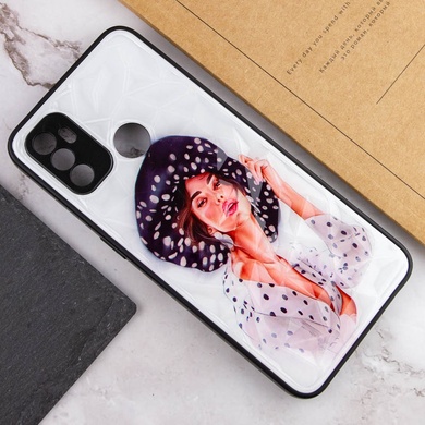 TPU+PC чохол Prisma Ladies для Oppo A53 / A32 / A33, Girl in a hat
