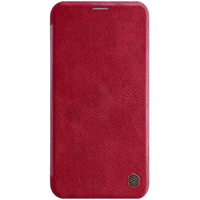 Кожаный чехол (книжка) Nillkin Qin Series для Apple iPhone 11 (6.1") Красный