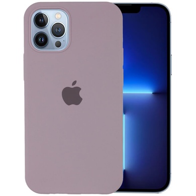 Чехол Silicone Case Full Protective (AA) для Apple iPhone 13 Pro Max (6.7") Серый / Lavender