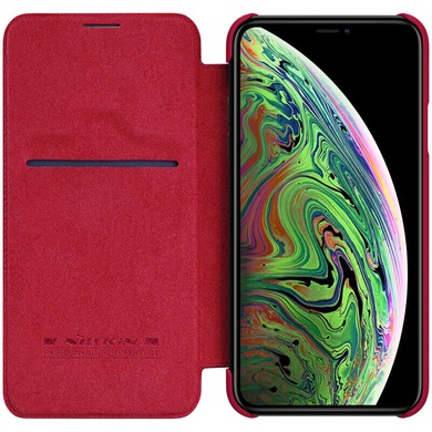 Шкіряний чохол (книжка) Nillkin Qin Series для Apple iPhone 11 (6.1"), Червоний