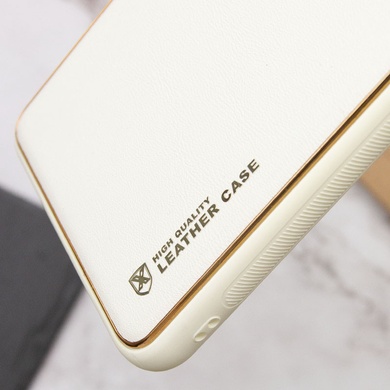 Шкіряний чохол Xshield для Xiaomi Redmi Note 12 4G, Білий / White