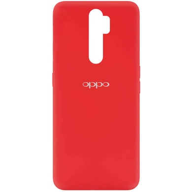 Чехол Silicone Cover My Color Full Protective (A) для Oppo A5 (2020) / Oppo A9 (2020) Красный / Red