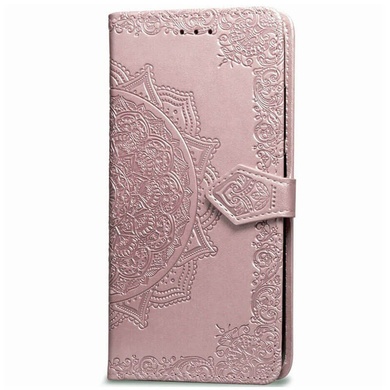 Шкіряний чохол (книжка) Art Case с візитницею для Huawei Y6p, Розовый