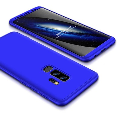 Пластиковая накладка GKK LikGus 360 градусов для Samsung Galaxy S9+, Синий