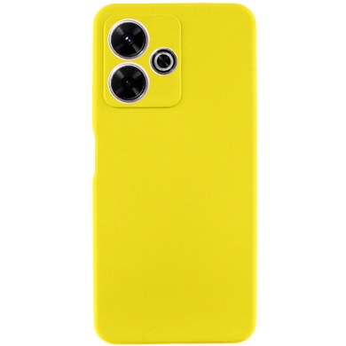 Чехол Silicone Cover Lakshmi Full Camera (AAA) для Xiaomi Redmi 13 4G / Poco M6 4G Желтый / Yellow