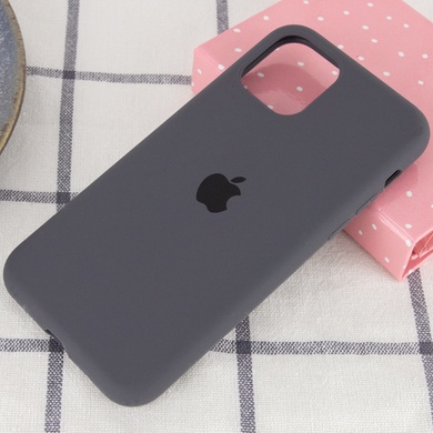 Чехол Silicone Case Full Protective (AA) для Apple iPhone 11 (6.1") Серый / Dark Grey