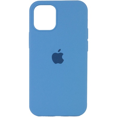 Чохол Silicone Case Full Protective (AA) для Apple iPhone 13 Pro Max (6.7 "), Голубой / Cornflower