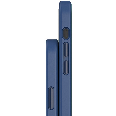 TPU+PC чохол Metal Buttons with MagSafe для Apple iPhone 15 Pro Max (6.7"), Синий