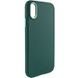 TPU чехол Bonbon Metal Style для Apple iPhone XS Max (6.5") Зеленый / Pine green