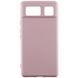 Чохол Silicone Cover Lakshmi (A) для Google Pixel 6, Рожевий / Pink Sand