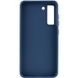 TPU чохол Bonbon Metal Style для Samsung Galaxy S21 FE, Синій / Cosmos Blue