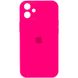 Чохол Silicone Case Square Full Camera Protective (AA) для Apple iPhone 11 (6.1 "), Розовый / Barbie pink