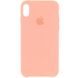 Чехол Silicone Case (AA) для Apple iPhone XS Max (6.5") Розовый / Light Flamingo