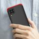 Пластиковая накладка GKK LikGus 360 градусов (opp) для Huawei P40 Lite Черный / Красный