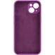 Чохол Silicone Case Full Camera Protective (AA) для Apple iPhone 14 Plus (6.7"), Фиолетовый / Grape