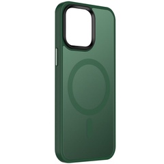 TPU+PC чохол Metal Buttons with MagSafe Colorful для Apple iPhone 15 Plus (6.7"), Зеленый