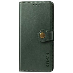 Кожаный чехол книжка GETMAN Gallant (PU) для Samsung Galaxy A52 4G / A52 5G / A52s Зеленый