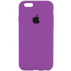 Чохол Silicone Case Full Protective (AA) для Apple iPhone 6/6s (4.7 "), Фиолетовый / Grape