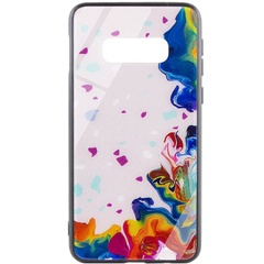 TPU+Glass чехол Diversity для Samsung Galaxy S10e Stains multicolored