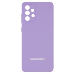 Чехол Silicone Cover Full Camera (AA) для Samsung Galaxy A33 5G Сиреневый / Dasheen