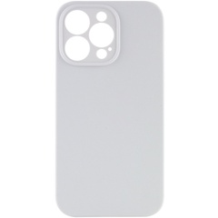 Чехол Silicone Case Full Camera Protective (AA) NO LOGO для Apple iPhone 14 Pro (6.1") Розовый / Barbie pink