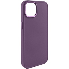 Кожаный чехол Bonbon Leather Metal Style для Samsung Galaxy S22+ Темно фиолетовый / Dark Purple