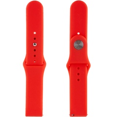 Ремешок Silicone Original для Xiaomi Amazfit/Samsung 22 mm Красный / Red