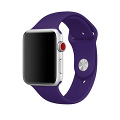 Силиконовый ремешок для Apple watch 38mm/40mm/41mm Фиолетовый / Ultra Violet