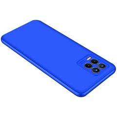 Пластиковая накладка GKK LikGus 360 градусов (opp) для Realme 8 / 8 Pro Синий