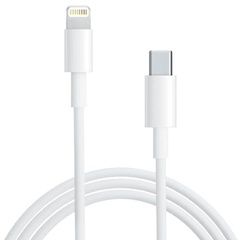 Дата кабель Foxconn для Apple iPhone USB-C to Lightning (AAA grade) (2m) (box, no logo), Белый