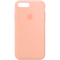 Чехол Silicone Case Full Protective (AA) для Apple iPhone 7 plus / 8 plus (5.5") Оранжевый / Grapefruit