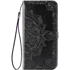 Кожаный чехол (книжка) Art Case с визитницей для Xiaomi Redmi Note 10 / Note 10s Черный