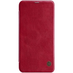 Кожаный чехол (книжка) Nillkin Qin Series для Samsung Galaxy M40, Красный