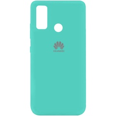 Чехол Silicone Cover My Color Full Protective (A) для Huawei P Smart (2020) Бирюзовый / Ocean Blue