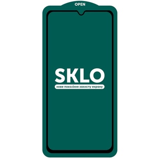 Защитное стекло SKLO 5D (тех.пак) для Samsung Galaxy S25 Ultra, Черный