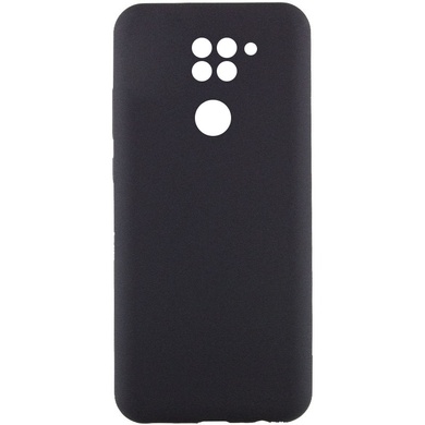 Чохол Silicone Cover Lakshmi Full Camera (AAA) для Xiaomi Redmi Note 9 / Redmi 10X, Чорний / Black