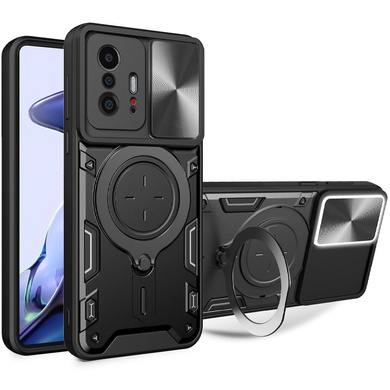 Удароміцний чохол Bracket case with Magnetic для Xiaomi 11T / 11T Pro, Black