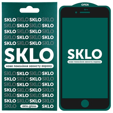 Защитное стекло SKLO 5D для Apple iPhone 7 / 8 / SE (2020) (4.7") Черный