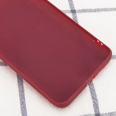 Силиконовый чехол Candy для Samsung Galaxy A72 4G / A72 5G Бордовый