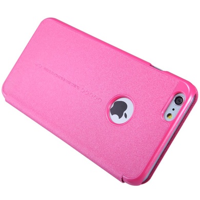 Кожаный чехол (книжка) Nillkin Sparkle Series для Apple iPhone 6/6s plus (5.5") Розовый