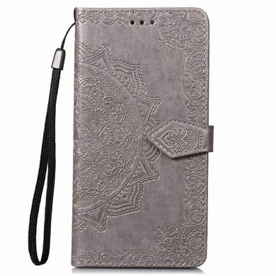 Кожаный чехол (книжка) Art Case с визитницей для Huawei P Smart+ (nova 3i) Серый