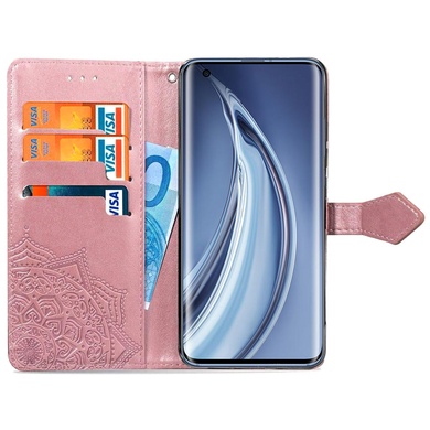 Кожаный чехол (книжка) Art Case с визитницей для Xiaomi Mi 10 / Mi 10 Pro Розовый