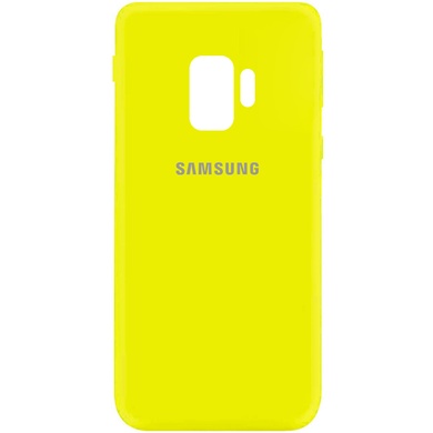Чехол Silicone Cover My Color Full Protective (A) для Samsung Galaxy S9 Желтый / Flash