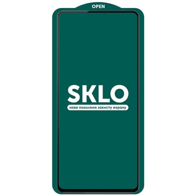 Защитное стекло SKLO 5D (тех.пак) для Samsung Galaxy A73 5G Черный