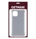 TPU чехол GETMAN Ease logo усиленные углы для Apple iPhone 12 Pro / 12 (6.1") Серый (прозрачный)